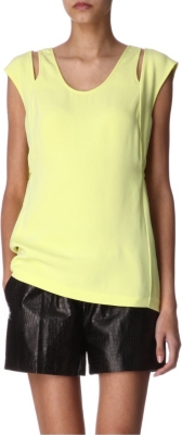 ALEXANDER WANG Racerback silk top