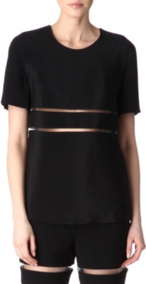 ALEXANDER WANG Cut-away t-shirt