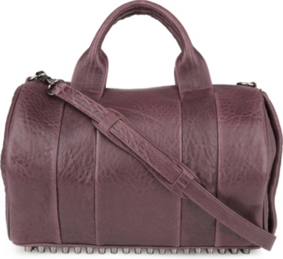 ALEXANDER WANG Rocco pebbled leather bowling bag