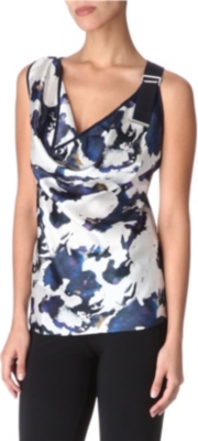 HIGH Hello printed top