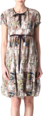 HIGH Floral-print dress