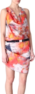 HIGH Cowl-neck dress