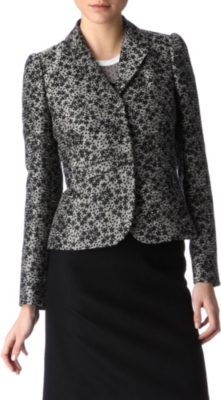 RED VALENTINO Jacquard floral blazer