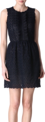RED VALENTINO Embroidered lace dress