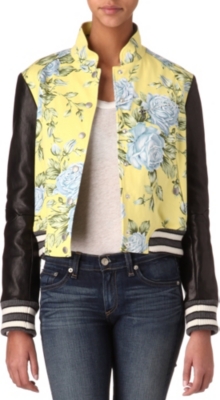 RAG & BONE Floral bomber jacket