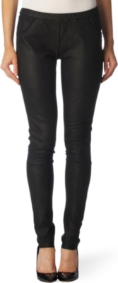 IRO Nancy leather trousers (Black