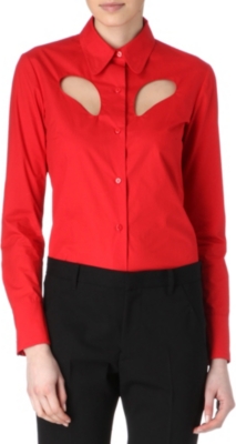 CARVEN Cut-out shirt