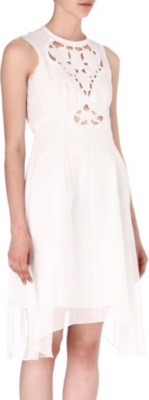 CARVEN Wedding organza sleeveless dress