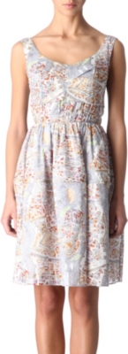 CARVEN Map-print dress