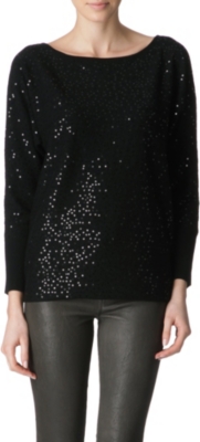 ALICE & OLIVIA Hayley sequinned jumper
