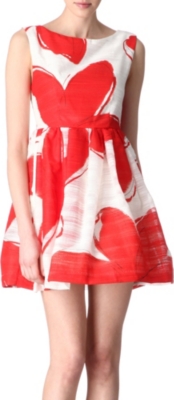 ALICE & OLIVIA Essie sleeveless full skirt dress