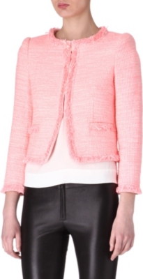 ALICE & OLIVIA Neon tweed jacket