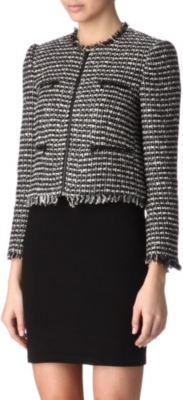 ALICE & OLIVIA Kaelyn tweed jacket