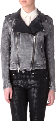 KARL Jovanna denim biker jacket