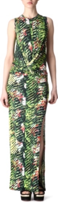 KENZO Jungle-print maxi dress