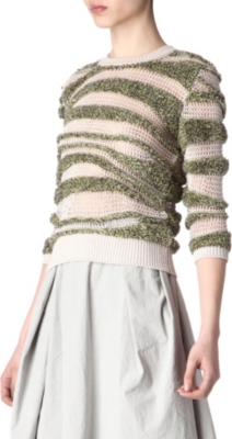 KENZO Contrasting striped jumper