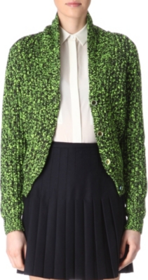KENZO Knitted neon cardigan
