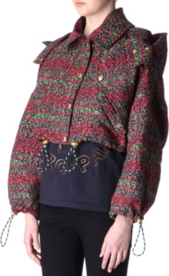 KENZO Cropped jacquard jacket