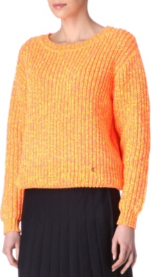 KENZO Knitted neon jumper