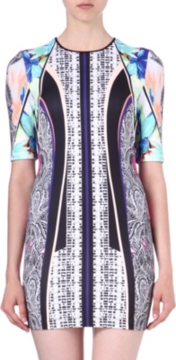 CLOVER CANYON Jaipur Jungle bodycon dress