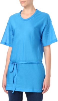 JNBY Semi-sheer silk-blend top