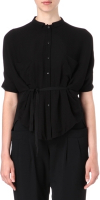 JNBY Semi-sheer chiffon shirt
