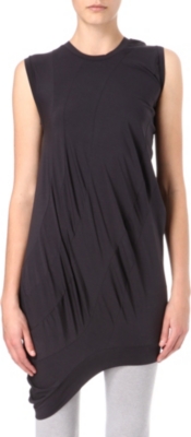 JNBY Asymmetric stretch-cotton tank