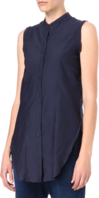 JNBY Panelled sleeveless shirt
