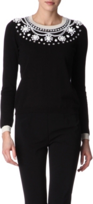MOSCHINO CHEAP AND CHIC Embellished jumper