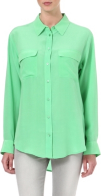 EQUIPMENT Signature solid shirt