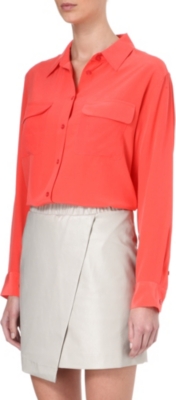EQUIPMENT Signature solid shirt