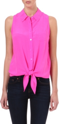 EQUIPMENT Mina tie-front shirt