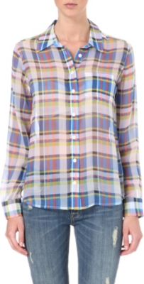 EQUIPMENT Brett checked shirt