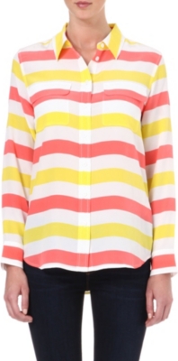 EQUIPMENT Signature striped shirt