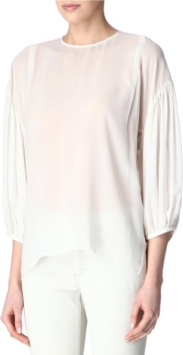 ACNE Abbie silk blouse
