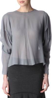 ACNE Ava silk top