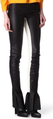 ACNE Best Jockey leather trousers