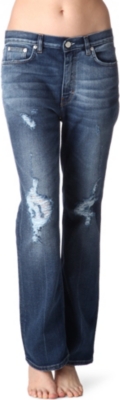 ACNE Hot Trash bootcut low-rise jeans
