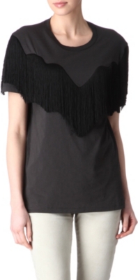ACNE Joshi fringe t-shirt