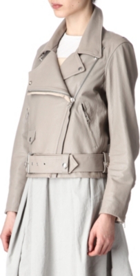 ACNE Merci leather biker jacket