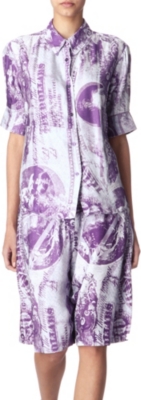 ACNE Patia currency-print shirt
