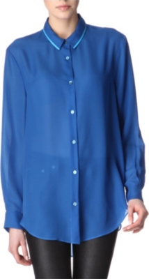 ACNE Patti Tape sheer shirt