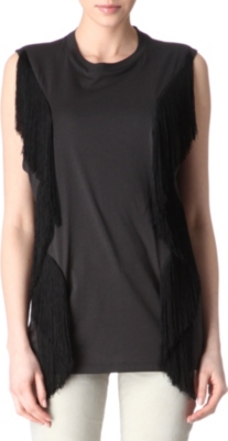 ACNE Zone Fringe top