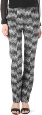 MISSONI Sparkle zigzag trousers