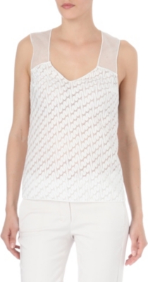 MISSONI Embroidered sheer top