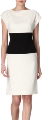 OSMAN Contrast-panel dress