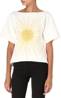 OSMAN Embroidered sunburst top