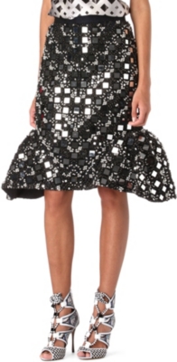 PETER PILOTTO Mirror Flower skirt