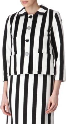 MARC JACOBS Monochrome striped jacket