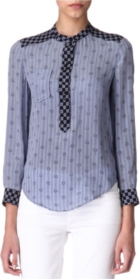 ISABEL MARANT Printed silk blouse